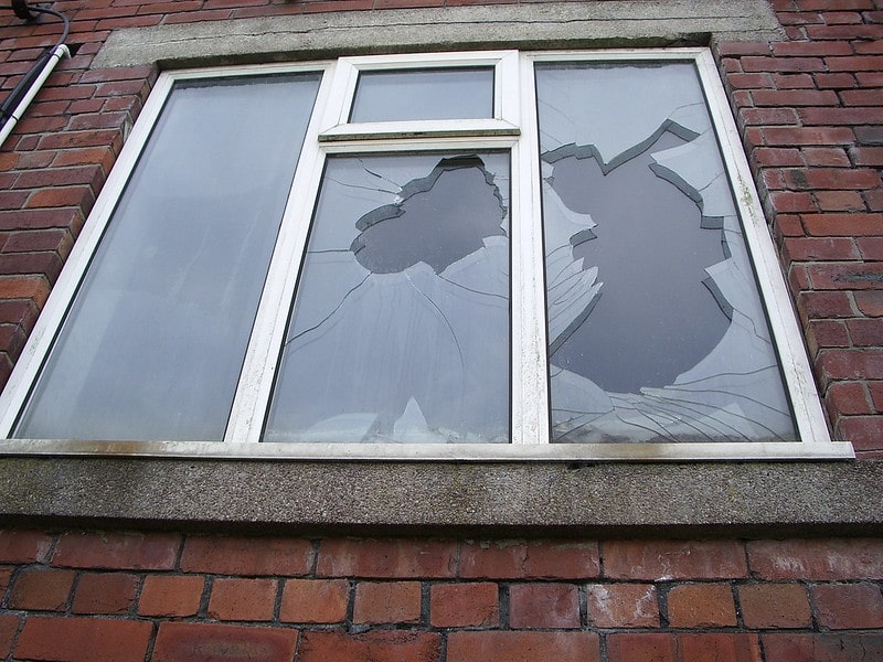 broken glass